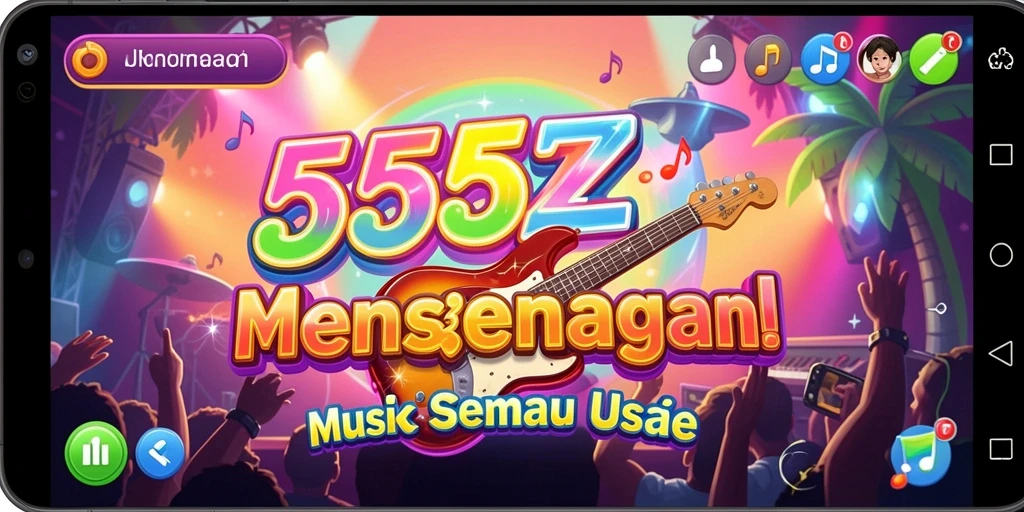 Tampilan gameplay <strong>555ZK</strong> yang menarik dengan visual cerah dan interaksi dinamis.