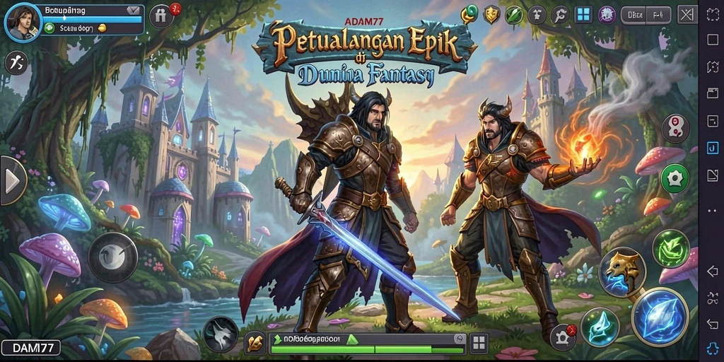 Tampilan gameplay epik dari ADAM77 yang mengasyikkan.