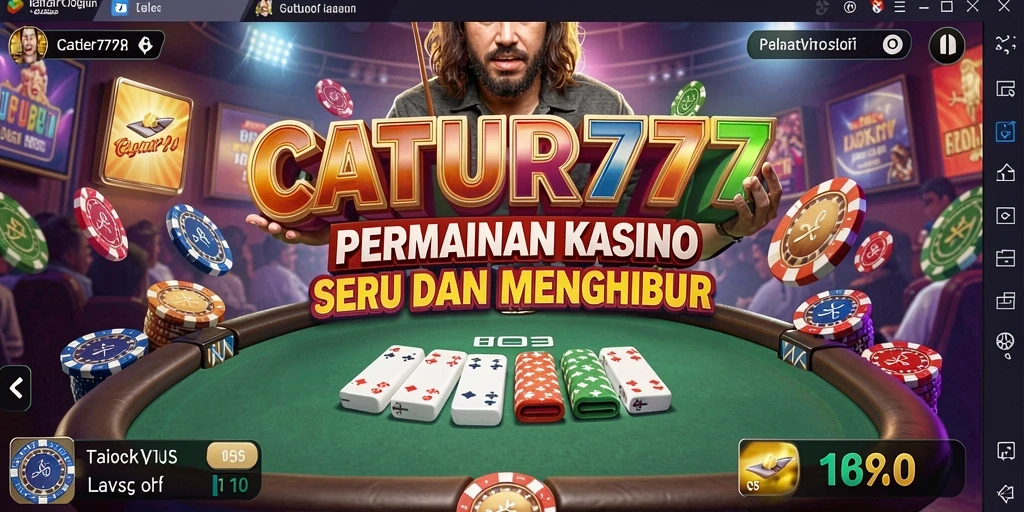 Tampilan menarik dari gameplay Kasino yang seru dan menghibur.