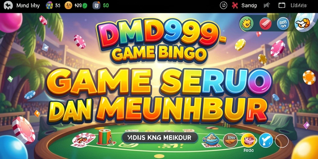 Tampilan menarik dari DMD999 dengan gameplay Bingo yang seru.