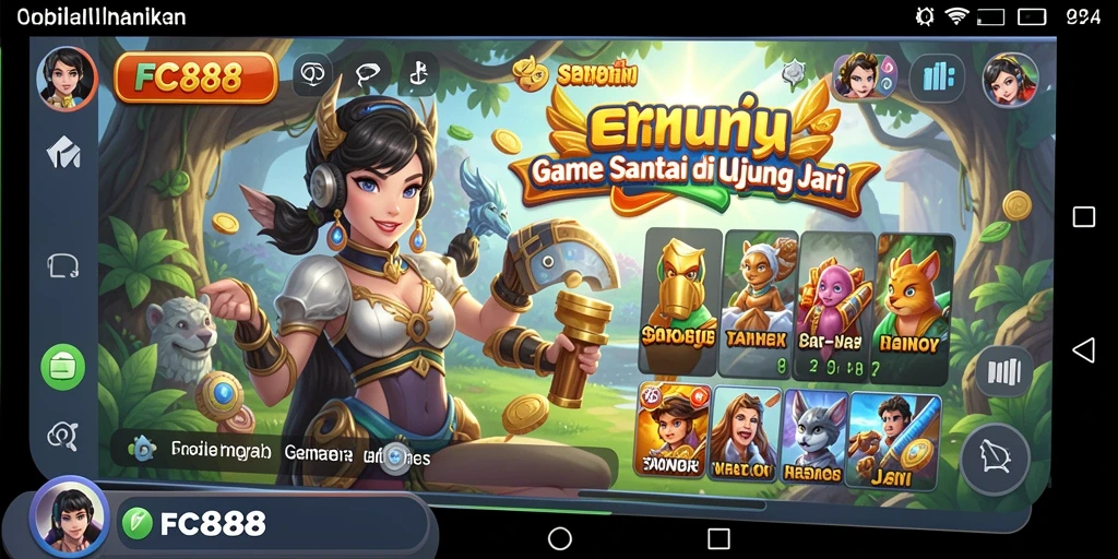 Screenshot gameplay FC888 yang menunjukkan aksi seru dalam level Casual.