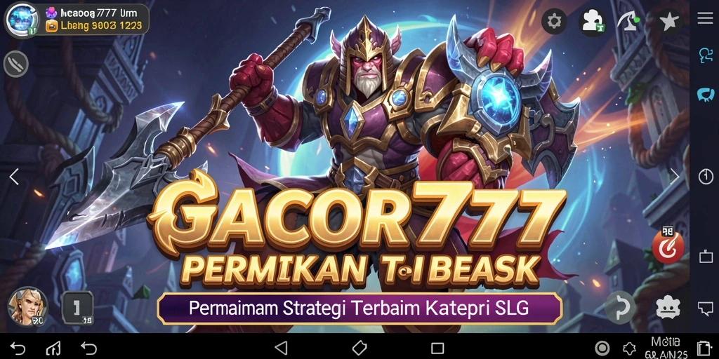 Tampilan gameplay seru dari GACOR777 dengan strategi mendebarkan.