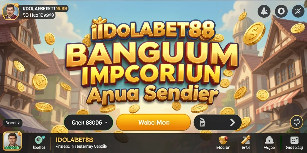 Tangkapan layar gameplay IDOLABET88 yang menunjukkan manajemen bisnis yang dinamis.