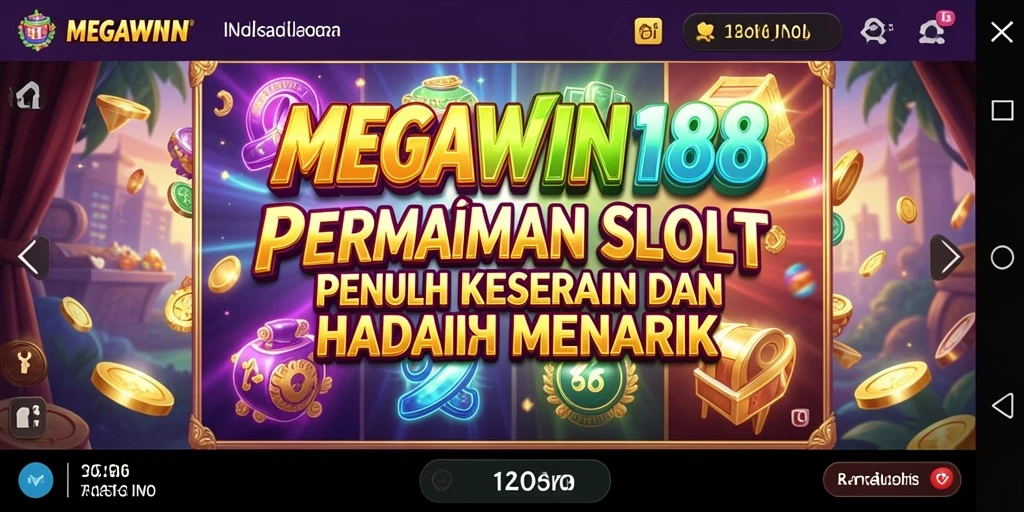 Gameplay seru dengan berbagai tema mesin slot di MEGAWIN188.