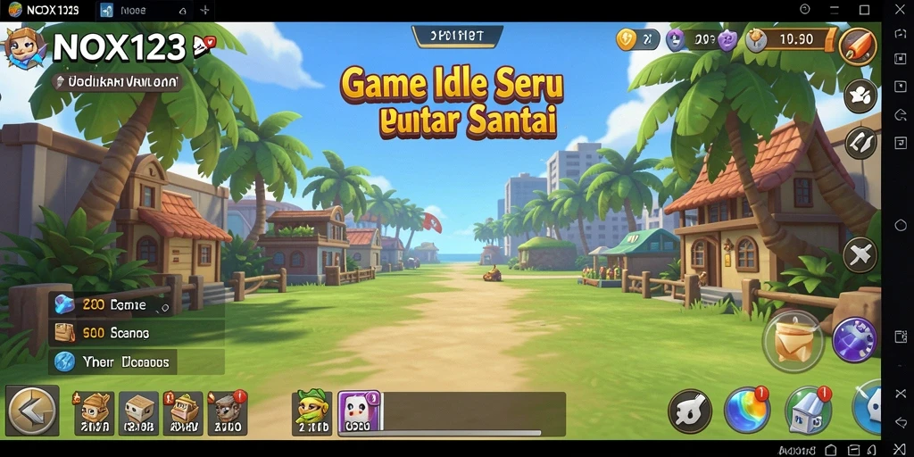 Tampilan gameplay seru dan santai di NOX123.